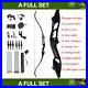 1-set-50lb-Takedown-Recurve-Bow-Arrow-Adult-Kit-Archery-Hunting-Target-Practice-01-nc