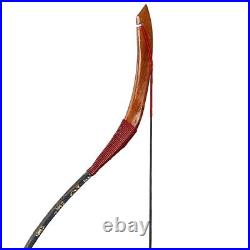 15-50lbs Traditional Recurve Bow Arrows Archery Horsebow Handmade Mongolian