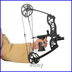 16 Mini Compound Bow Arrow Set 25lbs Fishing Hunting Archery Right Left Hand