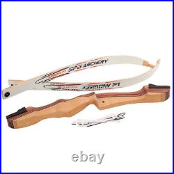 20-38lbs 68 Wooden Recurve Bow arrows set Takedown Riser Limbs Archery Hunt