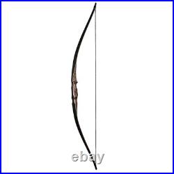 20-70lbs 54 Archery Wooden Traditional Longbow with quiver set Hunting Target bow