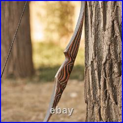 20-70lbs 54 Archery Wooden Traditional Longbow with quiver set Hunting Target bow