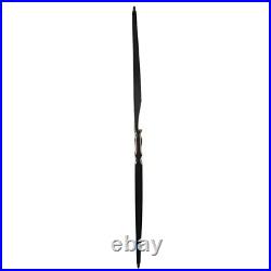 20-70lbs Traditional Recurvebow Longbow & 6pcs Carbon Arrows Set Archery Hunting