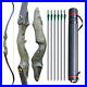 25-60LBS-60-Takedown-Recurve-Bow-Hunting-Arrows-Wooden-Riser-Archery-LH-RH-01-xcuv