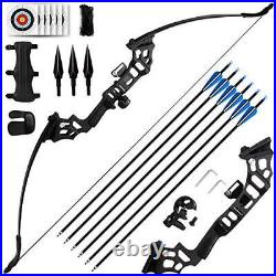 30/40LBS Recurve Bows Archery Set Survival Longbow Right Hand With Used