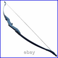 30/40lb Archery Takedown Recurve Bow 12x Fiberglass Arrows Set Hunting Target