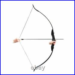 30/40lb Archery Takedown Recurve Bow 12x Fiberglass Arrows Set Hunting Target