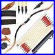 30-40lb-Archery-Traditional-Recurve-Long-Bow-Wooden-Arrow-Set-Target-Hunting-01-aqxq