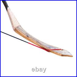 30-40lb Archery Traditional Recurve Long Bow Wooden Arrow Set Target Hunting