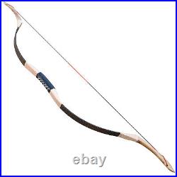 30-40lb Archery Traditional Recurve Long Bow Wooden Arrow Set Target Hunting