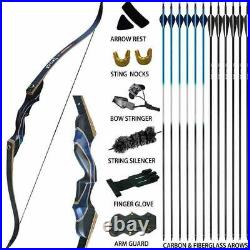 30-50LBS 54 Takedown Recurve Bow Set Right Hand Archery Bow Outdoor Practice