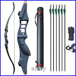 30-50lb 52 Takedown Recurve Bow Arrow Set Archery Target Practice Bow Huning