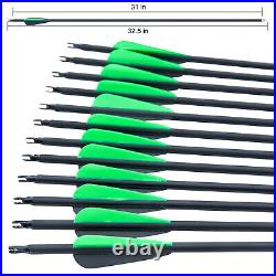 30-50lb 56 Archery Takedown Recurve Bow Set 6 Arrows Hunting Outdoor Sport