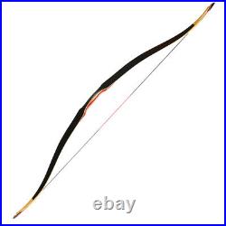 30-50lb Archery 55 Traditional Recurve Bow Laminated Wooden Longbow Hunting