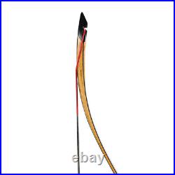 30-50lb Archery 55 Traditional Recurve Bow Laminated Wooden Longbow Hunting