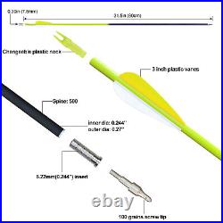 30-50lb Recurve Bow and Arrow Set Adult Archery target Hunting arrows and quiver