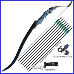 30-50lb Takedown Archery Recurve Bow Kit Hunting Arrows Set Right Hand Adult