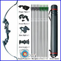 30-50lb Takedown Recurve Bow Set Right Hand Adult Archery Bow Hunting Practice