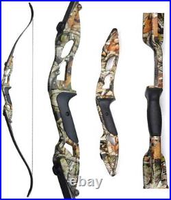 30-50lbs Archery Recurve Bow Set Hunting Bow 56 Takedown Carbon Arrows