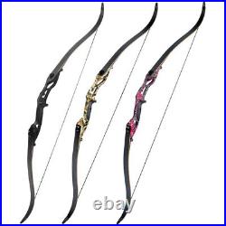 30-50lbs Archery Recurve Bow Set Hunting Bow 56 Takedown Carbon Arrows