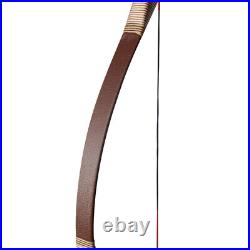 30-55lb Archery Traditional Recurve Bow Hunting Shooting Mongolian Horsebow Set