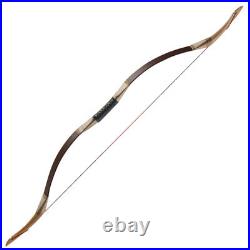 30-55lb Archery Traditional Recurve Bow Hunting Shooting Mongolian Horsebow Set