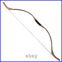 30-55lb Archery Traditional Recurve Bow Hunting Shooting Mongolian Horsebow Set