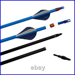 30-60lbs Archery Hunting Takedown Recurve Bow and Arrows Set Quiver Right Hand