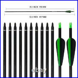 30-70LB Hunting bow takedown Recurve Bow and Arrows set Adult Outdoor Practice