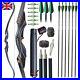 31Traditional-Recurve-Bow-Set-Carbon-Arrow-Right-Hand-Hunt-Shot-30-45lbs-01-wapt