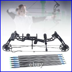 35-70lbs Pro Compound Right Hand Bow Arrow Kit Archery Arrow Target Hunting Set