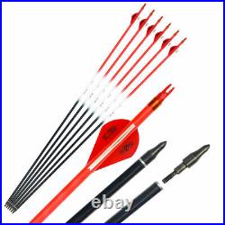 40/50lb 57 Archery Takedown Recurve Bow Set Carbon Arrow Hunting Right Hand#UK