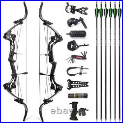 40-55lbs Recurve Bow Compound Bow Hunting Fishing 320FPS Archery Target Shooting