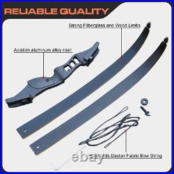 40lb Archery Takedown Recurve Bow Arrow Set Hunting Long Bow Training Right Hand