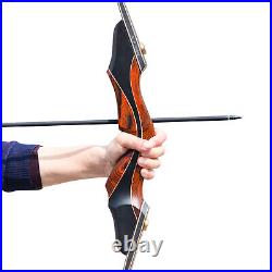 40lb Recurve Bow Archery arrow Set Hunting Target Kit Right Hand Adult Shoting