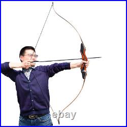 40lb Recurve Bow Archery arrow Set Hunting Target Kit Right Hand Adult Shoting