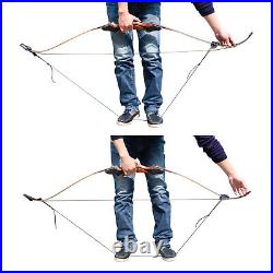 40lb Recurve Bow Archery arrow Set Hunting Target Kit Right Hand Adult Shoting