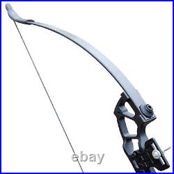 40lbs 51'' Takedown Recurve Bow Arrows Archery Hunting Bow Set with18 Tips/Quiver