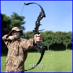 50LBS 51 Bow and Arrow Adult Takedown Recurve Archery Set Outdoor Hunting