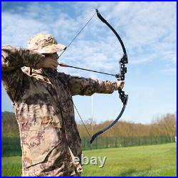 50LBS 51 Bow and Arrow Adult Takedown Recurve Archery Set Outdoor Hunting