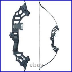 50LBS 51 Bow and Arrow Adult Takedown Recurve Archery Set Outdoor Hunting