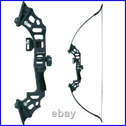 50lb 51 Archery Takedown Recurve Bow Kit 12x Arrows Targets Set Practice Adult