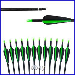 50lb 51 Archery Takedown Recurve Bow Kit 12x Arrows Targets Set Practice Adult