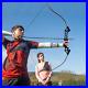 50lb-57-Archery-Takedown-Recurve-Bow-Set-12x-Arrows-Kit-Right-Hand-shot-Hunting-01-cq