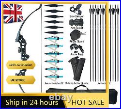 50lb Archery 51 Takedown Recurve Bow and Arrows Longbow Set Right Hand Adults