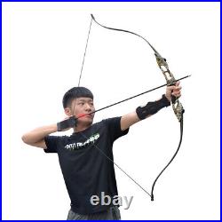 50lb Archery 56 Takedown Recurve Bow Set 12x Arrows Hunting Kit Outdoor Sports