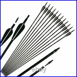 50lb Archery Takedown Recurve Bow Kit Huning Arrows 54 Longbow Set Right Hand