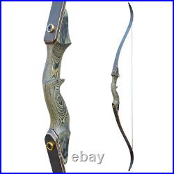 50lb ArcheryTakedown Recurve Bow Fiberglass Arrows Set Adult Bow Hunt Shoot