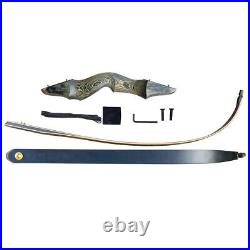 50lb ArcheryTakedown Recurve Bow Fiberglass Arrows Set Adult Bow Hunt Shoot