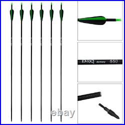 50lb RH Archery Recurve Bow Set Take Down Kits Fiberglass Arrows Hunting Package